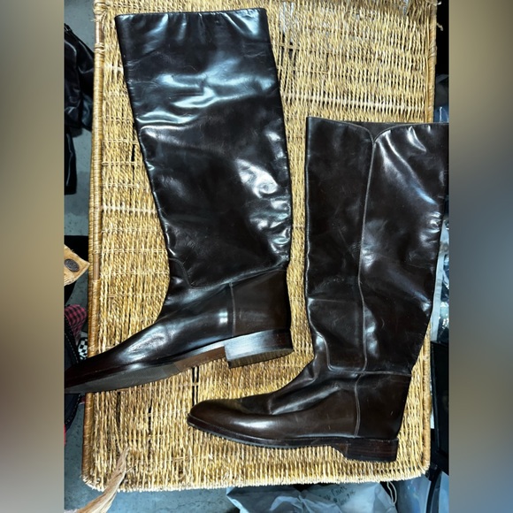 Vintage Charles David Leather Riding Boots 🌵8 - Picture 6 of 16